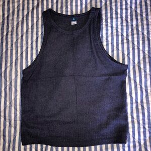 Old Navy high neck cropped pajama tank